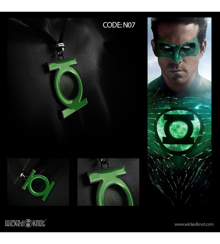 Green Lantern Necklace 